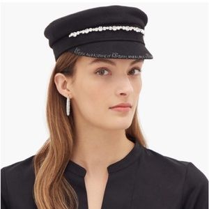 Ruskin Baginskiy Wool Crystal Baker Hat NWOT